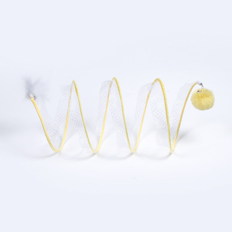 Foldable Cat Tunnel Toy