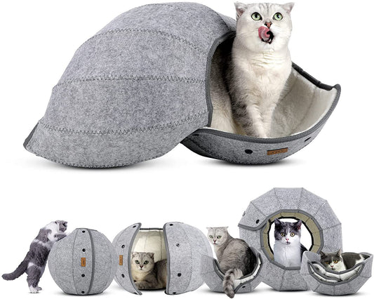Multi-Function Cat Tunnel Cave Bed