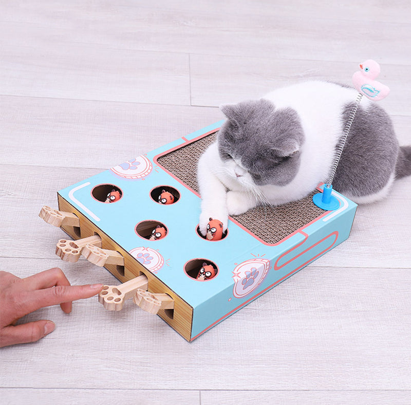Cat Whack-A-Mole Teaser Toy