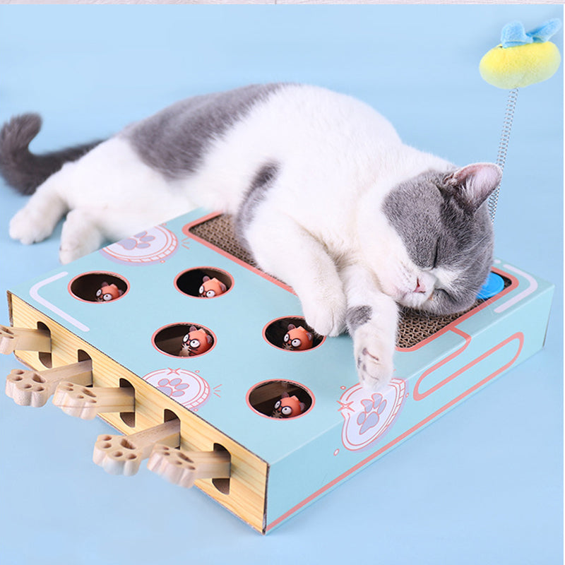 Cat Whack-A-Mole Teaser Toy