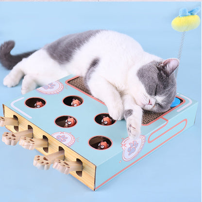 Cat Whack-A-Mole Teaser Toy
