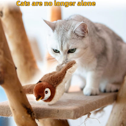 Interactive Chirping Bird Cat Toy
