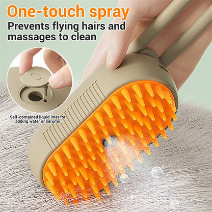 Cat Grooming Steam Brush