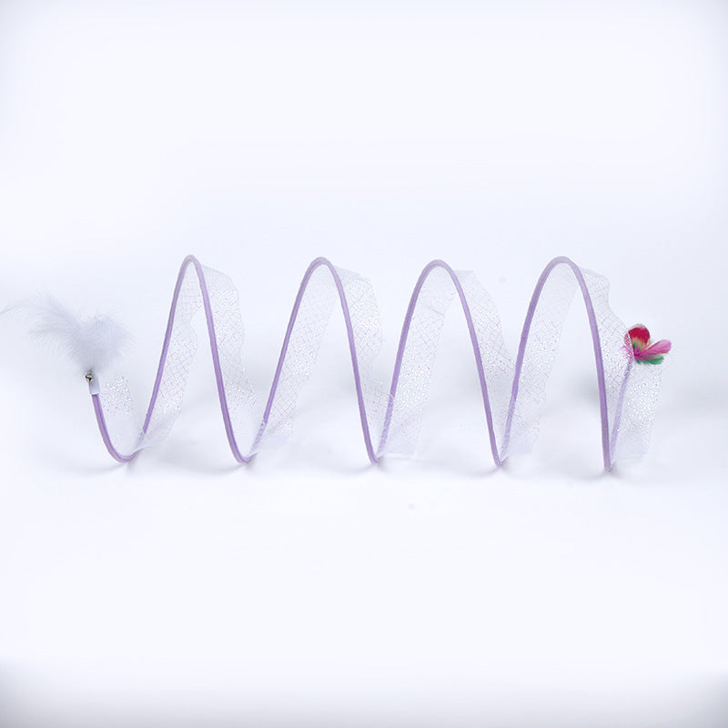 Foldable Cat Tunnel Toy