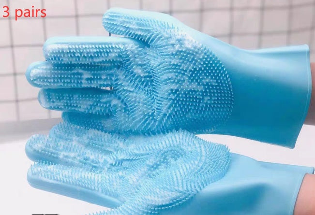Silicone Cat Grooming Gloves
