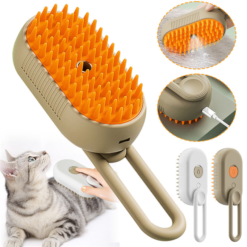 Cat Grooming Steam Brush