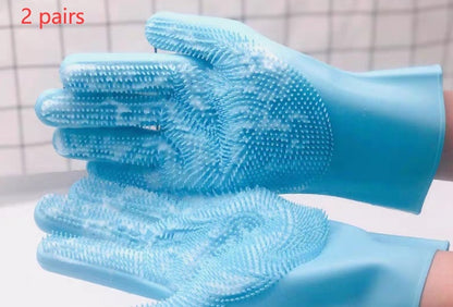 Silicone Cat Grooming Gloves