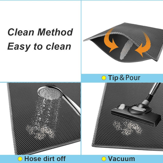 Honeycomb Double Layer Cat Litter Mat