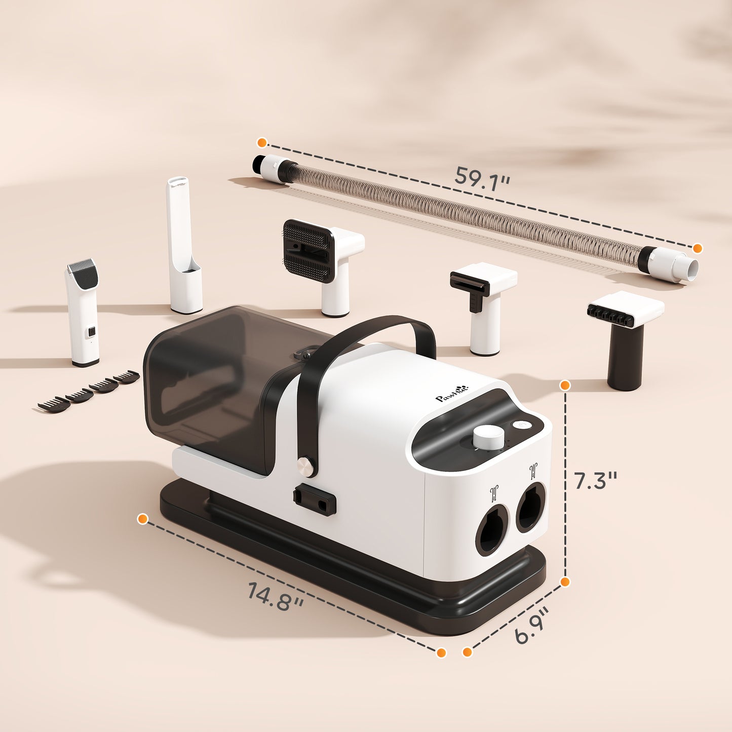 5 in 1 Pet Grooming Vacuum
