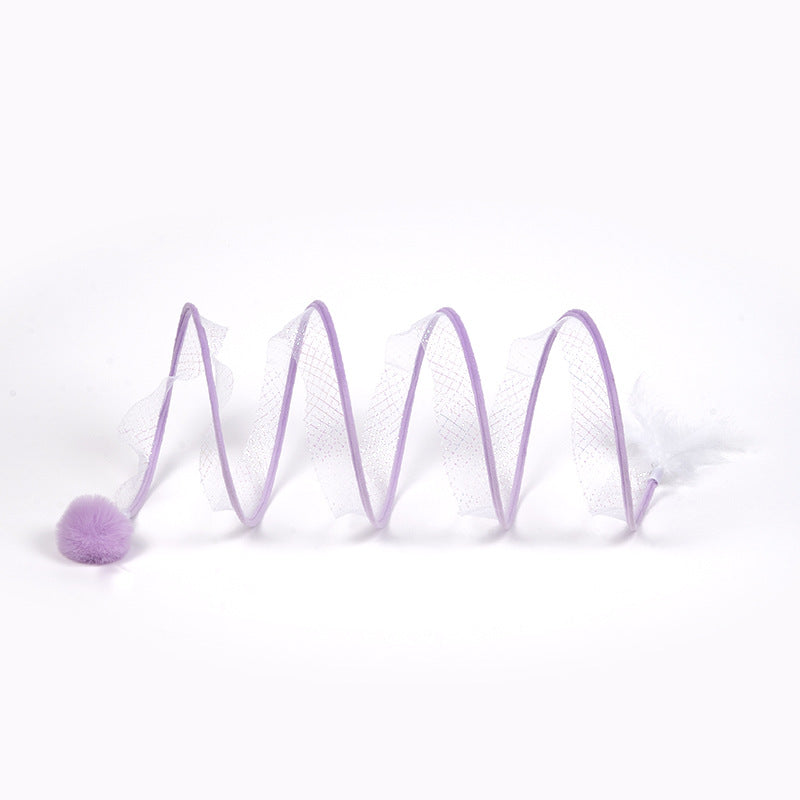 Foldable Cat Tunnel Toy