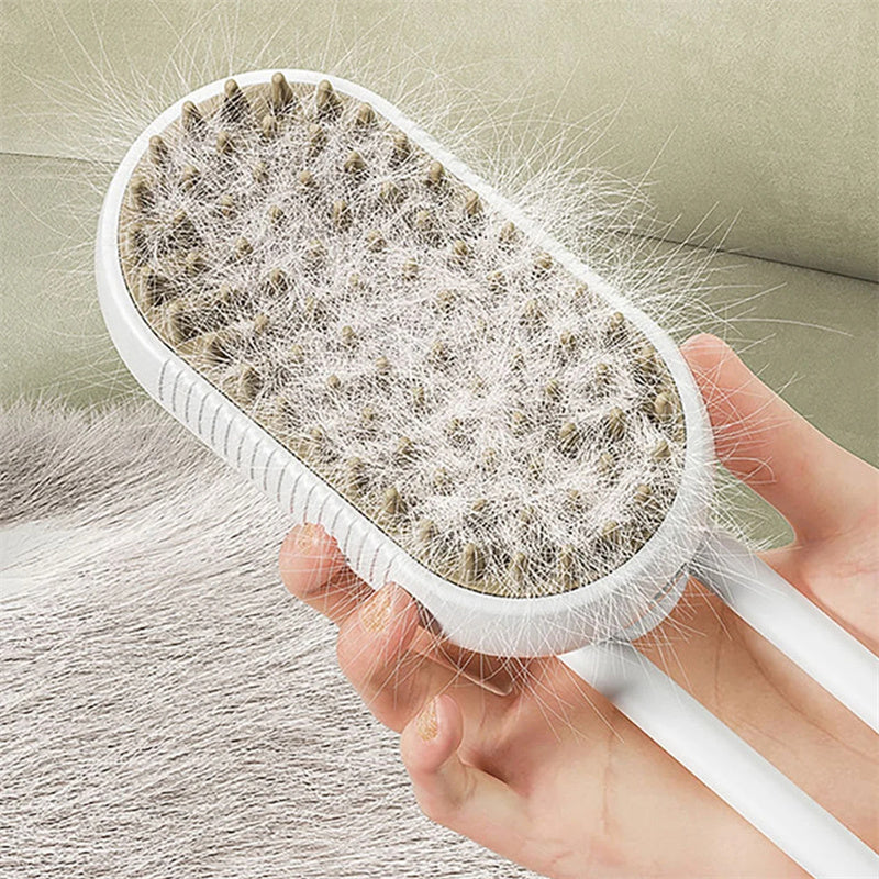Cat Grooming Steam Brush